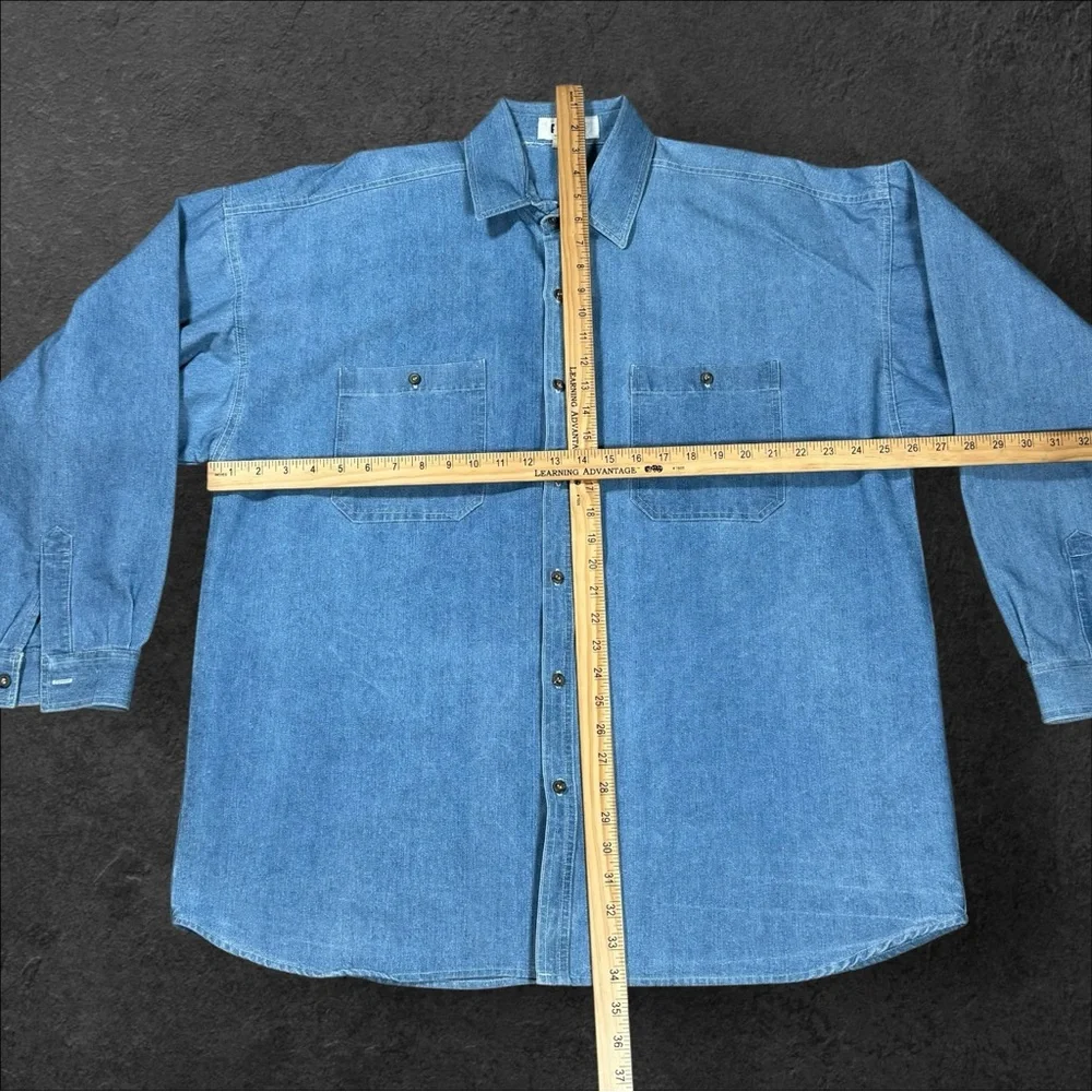 Vintage Gitano Denim Shirt Cut 2801B Mens Size Xl Very Oversized USA‎